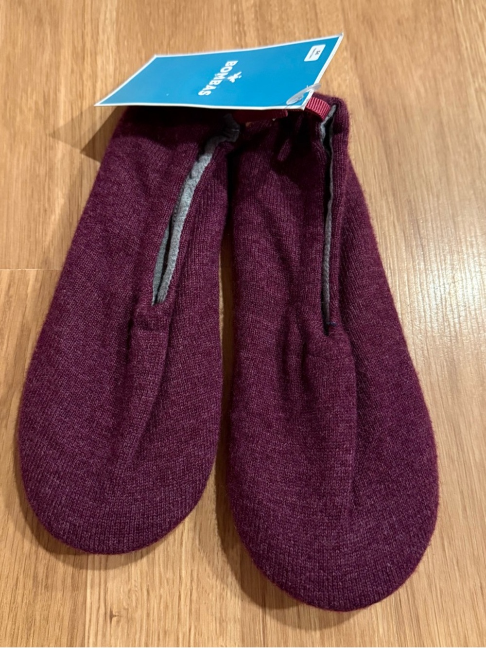 NEW Women’s Bombas Cozy Wool Blend Slippers - Maroon - Size 5/6